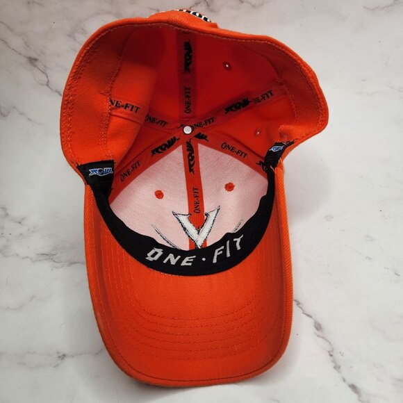 Top of the World Virginia Cavaliers Orange Baseball Hat Cap Fitted Adult S/M - Picture 5 of 7